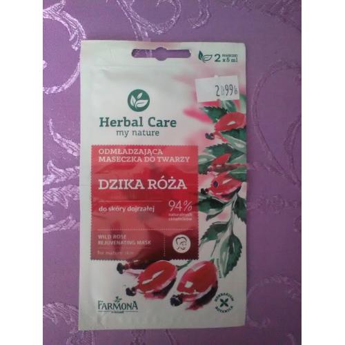 Herbal Care Maseczka odmładzająca `Dzika Róża` - opinie | zdjęcie do recenzji od Kamea2000