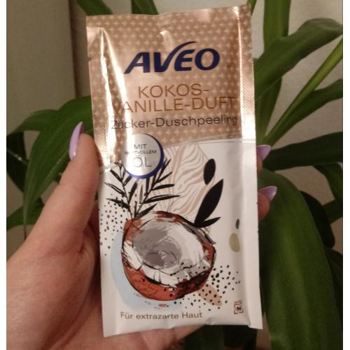 Aveo Kokos-Vanille-Duft Zucker-Duschpeeling (Cukrowy peeling do ciała `Kokos i wanilia`) - opinie | zdjęcie do recenzji od redcarpet93