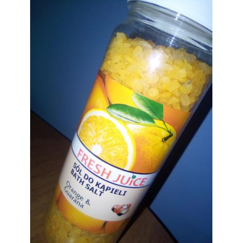 Fresh Juice Bath Salt Orange & Guarana (Sól do kąpieli `Pomarańcza i guarana`) - opinie | zdjęcie do recenzji od Magda89M - 1