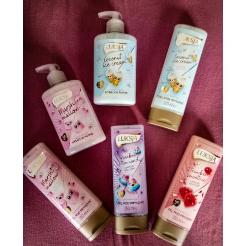 Luksja Rainbow Cotton Candy Shower Gel (Żel pod prysznic o zapachu cukierków i waty cukrowej) - opinie | zdjęcie do recenzji od Nathaliee85