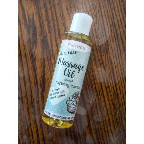Nacomi Skin Care, Massage Oil Sweet Rassperry Cupcake (Olejek do masażu 'Słodka, malinowa babeczka') - opinie | zdjęcie do recenzji od Nathaliee85