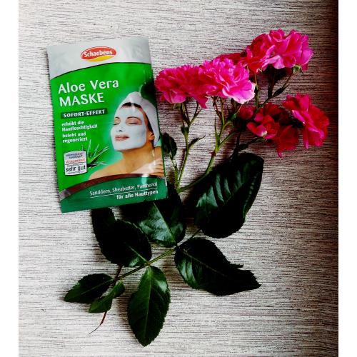 Schaebens Feuchtigkeits Maske mit Aloe Vera (Maseczka nawilżająca z aloesem) - opinie | zdjęcie do recenzji od winiusia