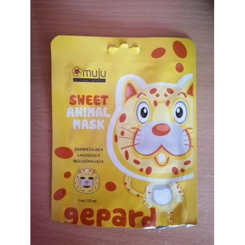 Muju Sweet Animal Mask Gepard (Maseczka do twarzy w płachcie `Gepard`) - opinie | zdjęcie do recenzji od 2df6c74de540ecd4124e8b2303d717b10dffdce0_60b024979890a