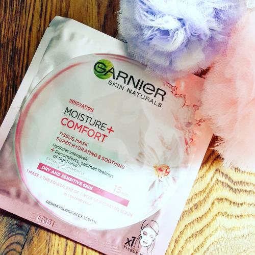 Garnier Moisture+ Comfort, Maska kompres 'Nawilżenie i Ukojenie' do skóry suchej i wrażliwej - opinie | zdjęcie do recenzji od agami882