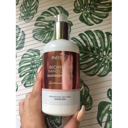 Indigo Nails Lab Home Spa, Raspberry Love, Hand Cream (Krem do rąk) - opinie | zdjęcie do recenzji od CyanMango