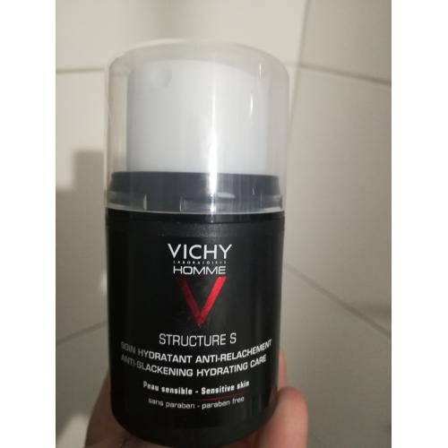 Vichy Homme, Structure S, Trattamento Rassodante Idratante (Krem do twarzy) - opinie | zdjęcie do recenzji od GLAMBERTULA