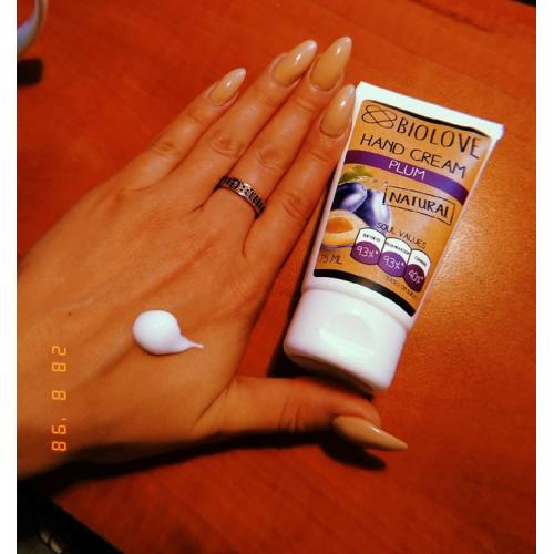Biolove Plum, Hand Cream (Krem do rąk `Śliwka`) - opinie | zdjęcie do recenzji od Rumcykiewicz