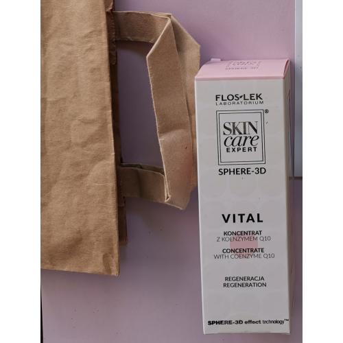 Floslek Skin Care Expert Sphere 3D Vital, Koncentrat serum z koenzymem Q10 - opinie | zdjęcie do recenzji od Ewafefka