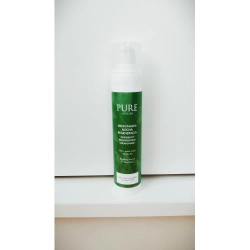 Pure by Clochee Regenerating Overnight Cream/Mask (Krem/maska nocna regeneracja `Olej z pestek malin i masło shea`) - opinie | zdjęcie do recenzji od Gab_i
