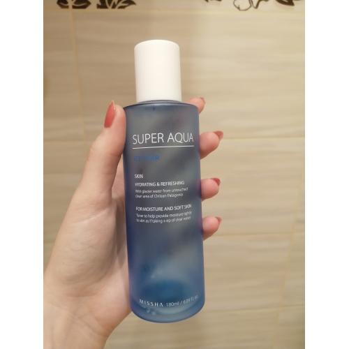 Missha Super Aqua Ice Tear, Toner (Tonik na bazie wody z lodowca) - opinie | zdjęcie do recenzji od Thanksajoyous - 2