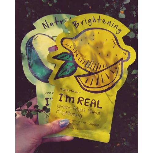 Tony Moly I'm Real, Avocado Mask Sheet 'Nutrition' (Maska w płacie z awokado 'Odżywcza') - opinie | zdjęcie do recenzji od Ladybird0106