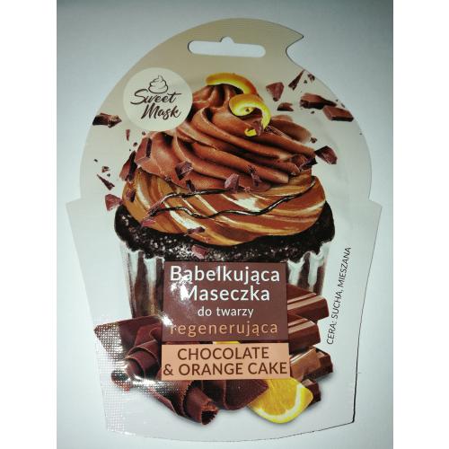 Marion Sweet Mask, Bąbelkująca maseczka do twarzy regenerująca `Chocolate & Orange Cake` - opinie | zdjęcie do recenzji od Azani - 1