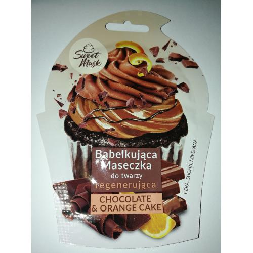 Marion Sweet Mask, Bąbelkująca maseczka do twarzy regenerująca `Chocolate & Orange Cake` - opinie | zdjęcie do recenzji od Azani - 2