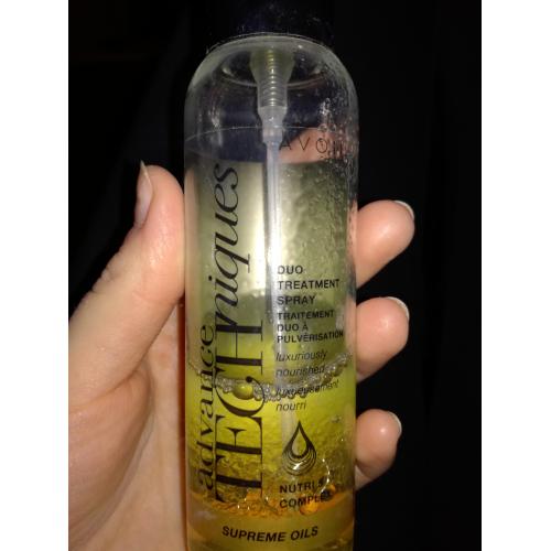 Avon Advance Techniques, Supreme Oils, Duo Treatment Spray (Intensywna kuracja odżywcza w sprayu [Spray do włosów `Kompleksowa pielęgnacja`]) - opinie | zdjęcie do recenzji od anka3151