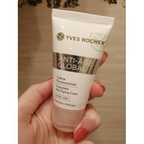 Yves Rocher Anti - Age Global, Creme Fondamentale Nuit ( (Krem do twarzy na noc) - opinie | zdjęcie do recenzji od Thanksajoyous