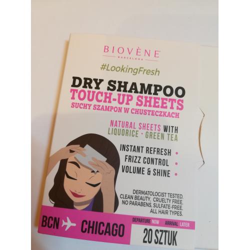 Biovene Barcelona #LookingFresh Dry Shampoo Touch-up Sheets (Suchy szampon w papierku) - opinie | zdjęcie do recenzji od ev1336 - 1