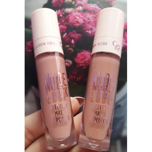 Golden Rose Nude Look, Velvety Matte Lipcolor (Matowa pomadka do ust w płynie) - opinie | zdjęcie do recenzji od Barunia - 1