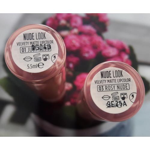 Golden Rose Nude Look, Velvety Matte Lipcolor (Matowa pomadka do ust w płynie) - opinie | zdjęcie do recenzji od Barunia - 2