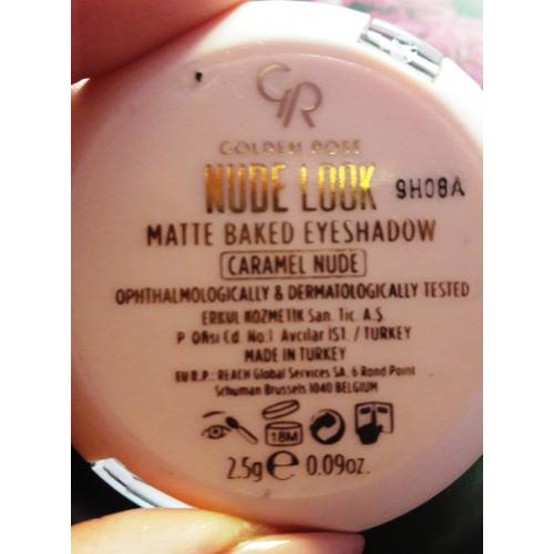 Golden Rose Nude Look, Matte Baked Eyeshadow (Wypiekany matowy cień do powiek) - opinie | zdjęcie do recenzji od Barunia - 2