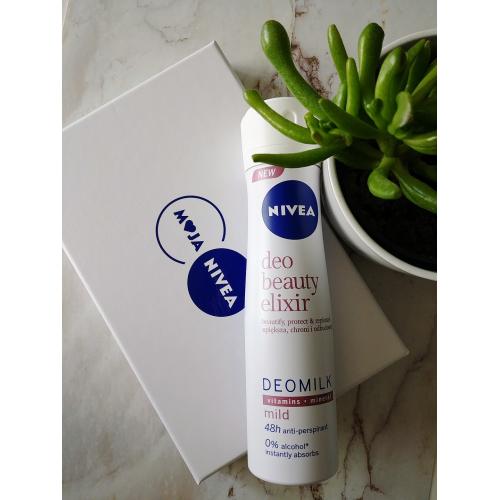 Nivea Deo Elixir Beauty, Deomilk Mild 48h Anti-perspirant (Antyperspirant w sprayu dla kobiet) - opinie | zdjęcie do recenzji od cola201