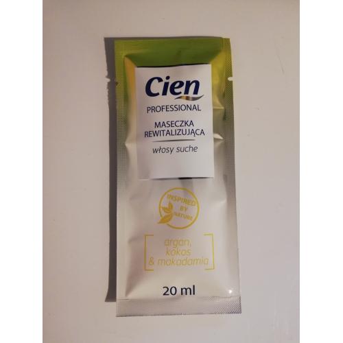 Cien Professional, Maseczka rewitalizująca do włosów suchych `Argan, kokos & makadamia` - opinie | zdjęcie do recenzji od Skyrima