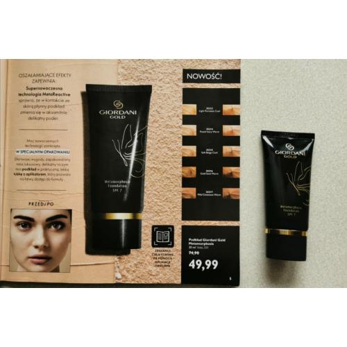 Oriflame Giordani Gold, Metamorphosis  Foundation SPF 7 (Podkład do twarzy) - opinie | zdjęcie do recenzji od magdalenka_mzk