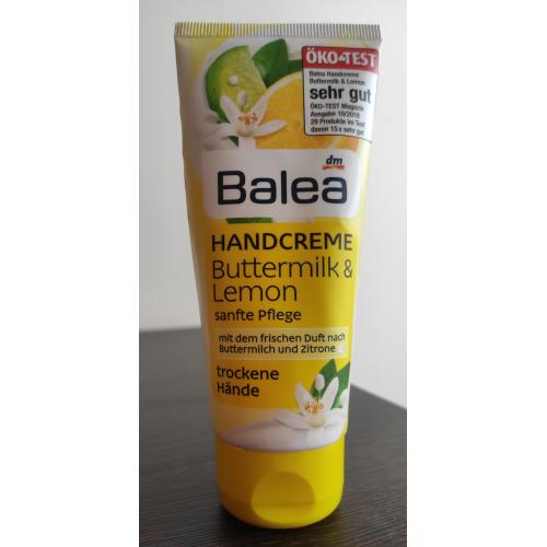 Balea Handcreme Buttermilk & Lemon (Krem do rąk z maślanką i ekstraktem z cytryny) - opinie | zdjęcie do recenzji od niebieskajagoda