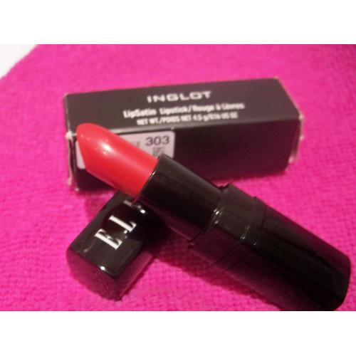Inglot LipSatin Lipstick (Satynowa pomadka do ust) - opinie | zdjęcie do recenzji od Smerfeta83 - 2