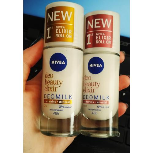 Nivea Deo Elixir Beauty, Deomilk Mild 48h Anti-perspirant Roll-on (Antyperspirant w kulce) - opinie | zdjęcie do recenzji od Anytsuj_