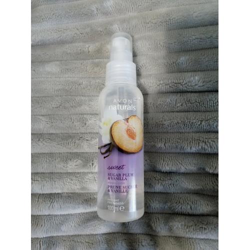 Avon Naturals, Sugar Plum & Vanilla, Body Spray (nowa wersja) (Mgiełka do ciała `Śliwka i wanilia`) - opinie | zdjęcie do recenzji od justi121212