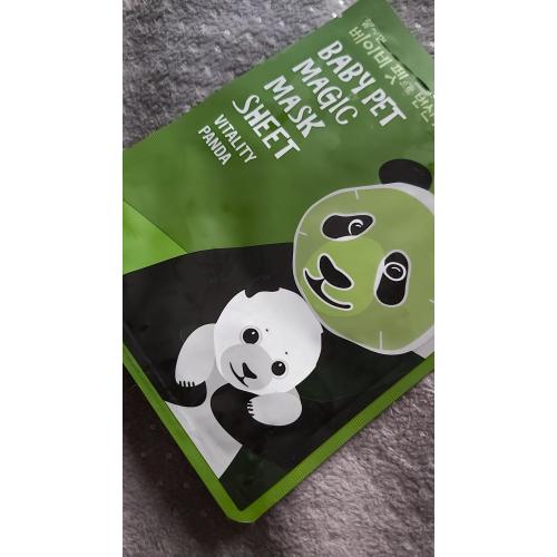 Holika Holika Baby Pet Magic Mask Sheet, Panda Vitality (Maska w płacie) - opinie | zdjęcie do recenzji od mrtnkwlk_89