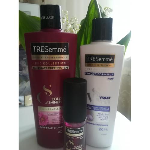 TRESemme Violet Blonde Shine, Conditioner with Pearl Extract and Violet Toning Pigments (Odżywka do włosów blond, rozjaśnianych lub siwych) - opinie | zdjęcie do recenzji od 2milutka
