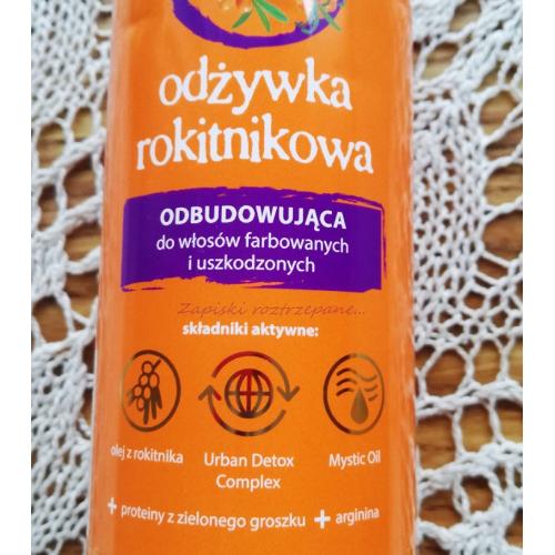 L'biotica Vita Organica, Odżywka rokitnikowa odbudowująca do włosów farbowanych i uszkodzonych - opinie | zdjęcie do recenzji od Momo - 1