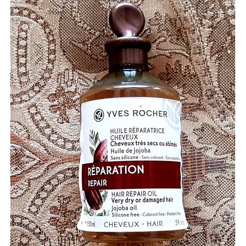 Yves Rocher Reparation [Repair], Huile Reparatrice Cheveux [Hair Repair Oil] (Olejek odbudowujący do włosów) - opinie | zdjęcie do recenzji od Iwona_C