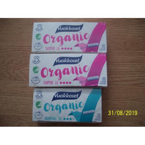 Vuokkoset 100% Bio Organic Super, Tampony - opinie | zdjęcie do recenzji od Smerfeta83