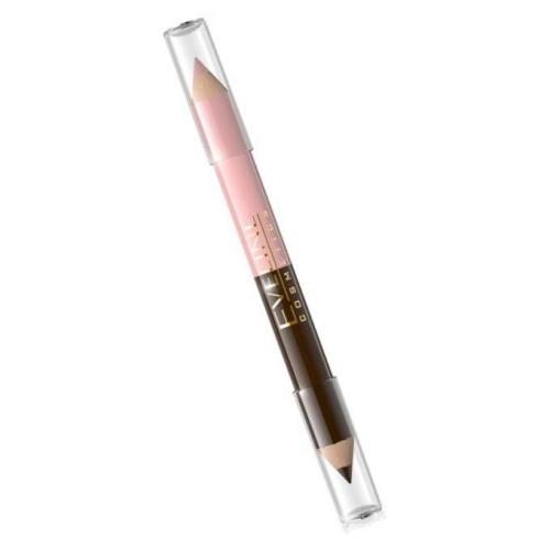Eveline Cosmetics Pencil Duo, Kredka do brwi i rozświetlacz pod łuk brwiowy - opinie | zdjęcie do recenzji od _inga