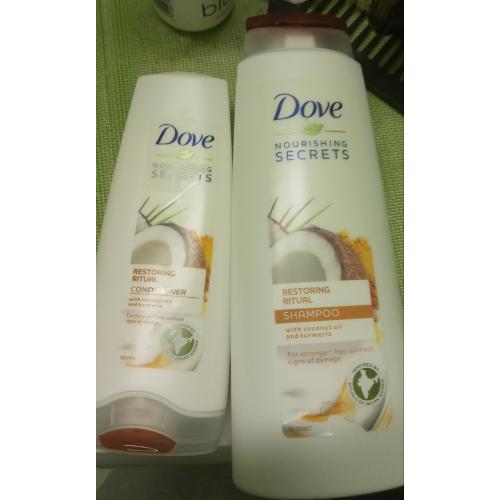 Dove Reparatur Ritual, Shampoo mit Kokosduft & Kurkume (Szampon do włosów suchych i zniszczonych) - opinie | zdjęcie do recenzji od madzik2365 - 1