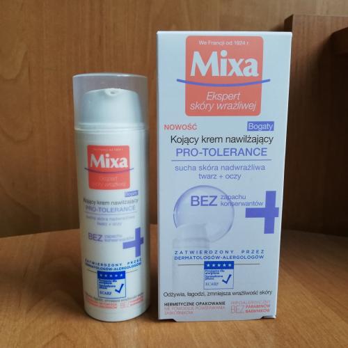 Mixa Pro-Tolerance, Bogaty kojący krem nawilżający - opinie | zdjęcie do recenzji od Luqia