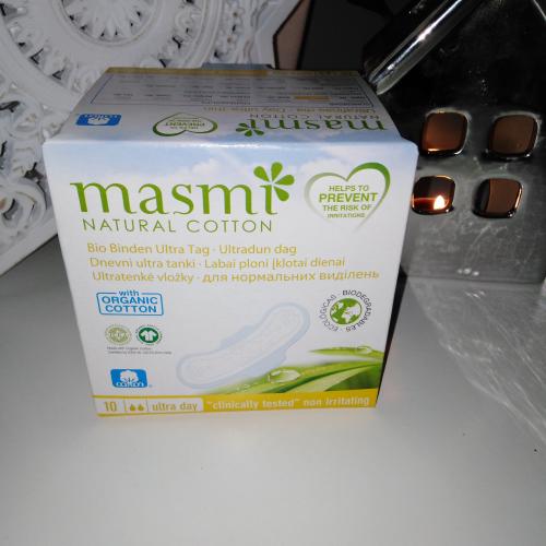 Masmi Natural Cotton, Sanitary Towels Ultra-thin (Ultracienkie podpaski na dzień ze skrzydełkami) - opinie | zdjęcie do recenzji od malwina_rycerz