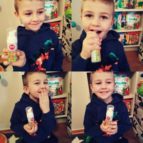 Splat Junior, Magic Oracle Care Foam (Pianka 2 w 1 dla dzieci z wapniem) - opinie | zdjęcie do recenzji od malwina_rycerz