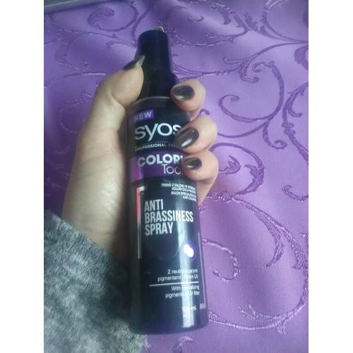 Syoss Colorist Tools, Anti Brassiness Spray (Spray przeciw żółtym tonom włosów) - opinie | zdjęcie do recenzji od Kamea2000