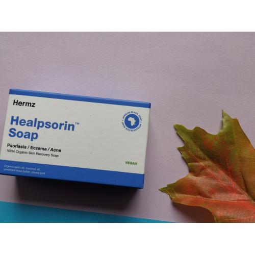 Hermz Laboratories Healpsorin Soap (Czarne mydło afrykańskie na łuszczycę i trądzik) - opinie | zdjęcie do recenzji od Ewafefka - 1