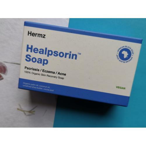 Hermz Laboratories Healpsorin Soap (Czarne mydło afrykańskie na łuszczycę i trądzik) - opinie | zdjęcie do recenzji od Ewafefka - 2