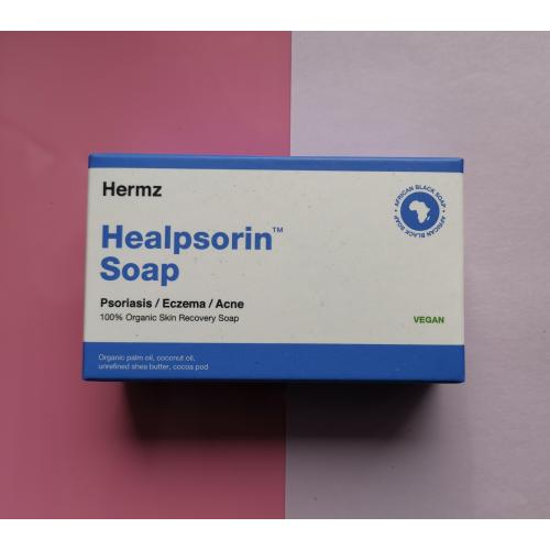 Hermz Laboratories Healpsorin Soap (Czarne mydło afrykańskie na łuszczycę i trądzik) - opinie | zdjęcie do recenzji od Ewafefka - 3