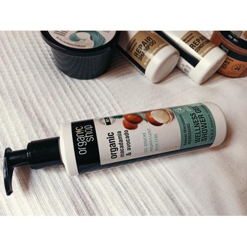Organic Shop Macadamia & Avocado, Nourishing Shower Gel (Odżywczy żel pod prysznic 'Kenijskie orzechy macadamia') - opinie | zdjęcie do recenzji od 3Musicals
