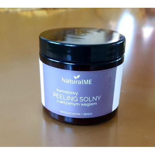 NaturalME Karmelowy peeling solny  z aktywnym węglem - opinie | zdjęcie do recenzji od Iwona_C
