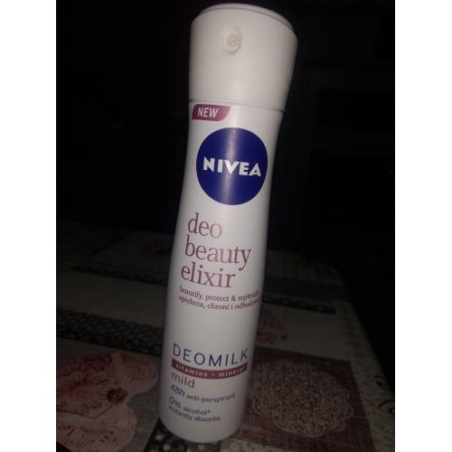 Nivea Deo Elixir Beauty, Deomilk Mild 48h Anti-perspirant (Antyperspirant w sprayu dla kobiet) - opinie | zdjęcie do recenzji od joaska1992