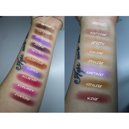 I Heart Revolution I Heart Revolution, Violet Chocolate Shadow Palette (Paleta 18 cieni do powiek) - opinie | zdjęcie do recenzji od vronov