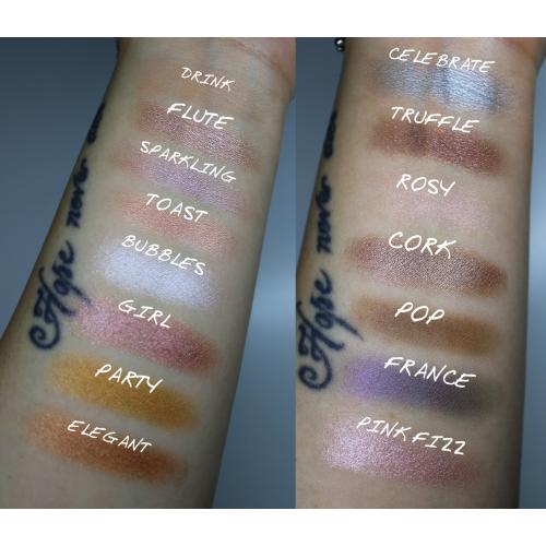 I Heart Revolution Pink Fizz Shadow Palette (Paleta 16 cieni do powiek) - opinie | zdjęcie do recenzji od vronov