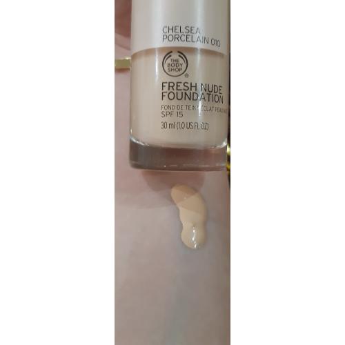 The Body Shop Fresh Nude Foundation SPF 15 (Podkład nawilżający z półmatowym wykończeniem) - opinie | zdjęcie do recenzji od Jooaska - 2